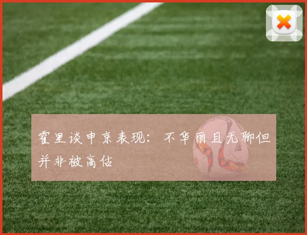 霍里谈申京表现：不华丽且无聊但并非被高估